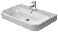 Duravit Happy D.2 - Lavabo Da Mobile 1000x505 Mm, Con 1 Foro Per Miscelatore, Con WonderGliss, Bianco Alpino 23181000001