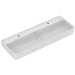 Ideal Standard Strada II - Lavabo 1200x430 Mm, 2 Fori Per Rubinetto, Con Ideal Plus, Bianco T3595MA