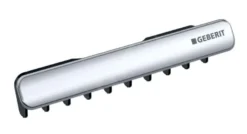 Geberit ONE - Copripiletta Per Lavabo Con Scarico Orizzontale, Inserto A Pettine, Cromo Lucido 505.082.21.1