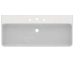 Ideal Standard Conca Ceram - Lavabo 1000x450 Mm, Con Troppopieno, 3 Fori Per Miscelatore, Bianco T379801 -Serie Rubinetti Negozio deec3a06d1313bf3cd4dc25c