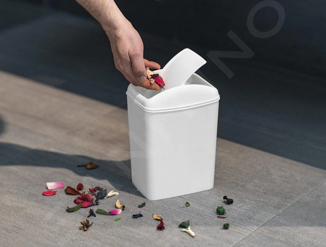 Aqualine Accessori - Pattumiera Soft 5 L, Bianco TRN-187-06 5 Aqualine Accessori - Pattumiera Soft 5 L, Bianco TRN-187-06 - immagine 5