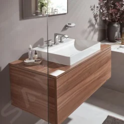 Hansgrohe Vivenis - Miscelatore Da Lavabo 90, Montaggio A 3 Fori, Con Sistema Di Scarico Push-Open, EcoSmart, Cromo 75033000 -Serie Rubinetti Negozio e426dbaa8132aebe8fe379b2