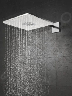 Grohe Rainshower SmartActive Cube - Soffione Doccia 310, Braccio Di Erogazione 430 Mm, 2 Getti, Bianco Luna 26479LS0 -Serie Rubinetti Negozio e6b30831c9aeecdba361b6db