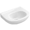Villeroy & Boch O.novo - Lavamani Compact 360x275 Mm, Senza Troppopieno, Senza Foro Per Miscelatore, CeramicPlus, Bianco Alpino 536037R1