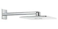 Grohe Rainshower SmartActive Cube - Soffione Doccia 310, Braccio Di Erogazione 430 Mm, 2 Getti, Bianco Luna 26479LS0