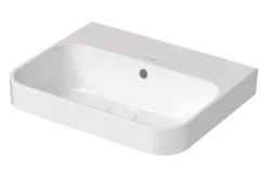 Duravit Happy D.2 Plus - Lavabo Da Appoggio, 600x460 Mm, Bianco Alpino 2360600060