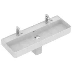 Ideal Standard Strada II - Lavabo 1200x430 Mm, 2 Fori Per Rubinetto, Con Ideal Plus, Bianco T3595MA -Serie Rubinetti Negozio eca4e1e151a3aeaace4afdc7