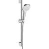 Hansgrohe Croma Select E - Set Doccia Vario EcoSmart 9 L/min 0,65 M, Bianco/cromato 26583400