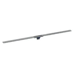 Geberit CleanLine - Canalina Doccia In Acciaio Inox 80, 300-900 Mm, Cromo Nero/cromo Spazzolato 154.440.QC.1