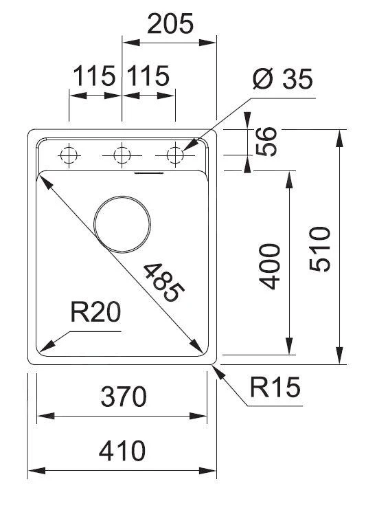 Franke Set - Set G240, Lavello In Fragranite MRG 610-37 RTL E Miscelatore FP 0408.031, Sahara/cromo 114.0675.649 2 Franke Set - Set G240, Lavello In Fragranite MRG 610-37 RTL E Miscelatore FP 0408.031, Sahara/cromo 114.0675.649 - immagine 2